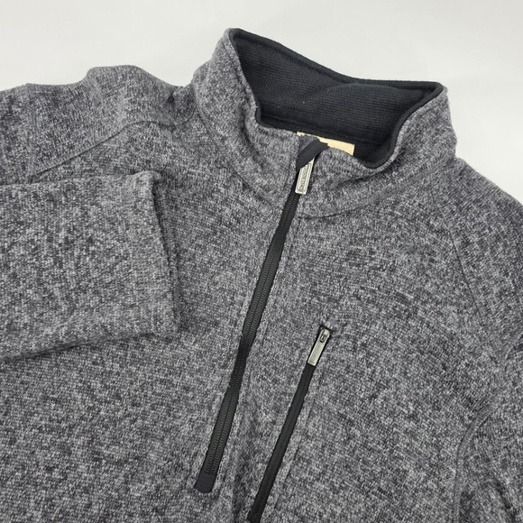 Woolrich Other - Woolrich Men's 2XL Gray Heathered Fleece 1/4 Zip‎ Pullover Pocket Sweatshirt